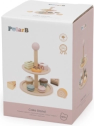 Drevený poschodový stojanček s tortičkami