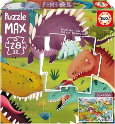 EDUCA Puzzle Dinosaury 28 dielikov