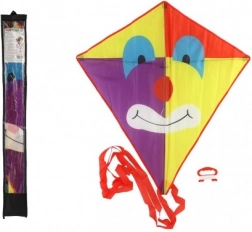 Lietajúci drak Klaun z nylonu 78 × 88 cm