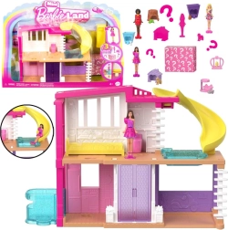 Mattel mini BarbieLand domček pre bábiky s bábikou, miláčikom a doplnkami