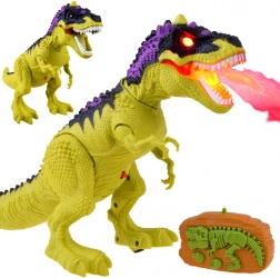 Interaktívny RC dinosaurus T‑Rex s dymovým efektom