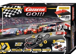 Autodráha Carrera GO DTM Super Racer 1:43 s tromi vozidlami a loopingom