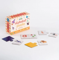 Magická Mačka Puzzle Abeceda s 26x2 dielmi