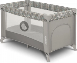 Cestovná postieľka Lionelo Stefi – Sivá