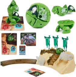 Bakugan Training Set so zelenou figúrkou Titanium Trox od Spin Master – strategická hra a tréningová aréna