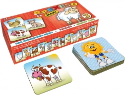 pexeso mfp lux – zvieratká na dvore