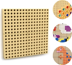 Masterkidz nástenný STEM panel s montážnym panelom 40 × 40 cm