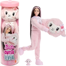 Barbie Cutie Reveal ružová ovečka – prekvapenie s doplnkami