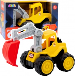 Detský žltý bager na piesok