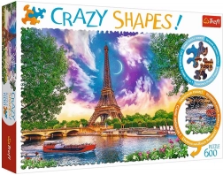 Puzzle 600 Crazy Shapes - Nebo nad Parížom