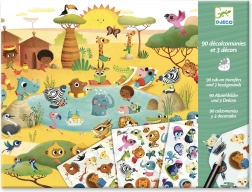 Prepisovacie obrázky Severný pól, savana a púšť DJECO