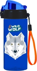 Fľaša na pitie OXY CLICK 500 ml s motívom vlka