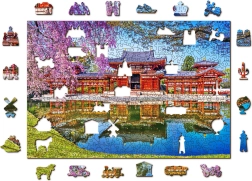 Drevené puzzle WOODEN CITY chrám BYODO‑IN, Kjóto – 505 dielikov