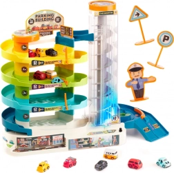 Parkovacia garáž so 4 poschodiami s elektrickým výťahom a 6 autíčkami