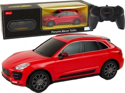 RC auto Porsche Macan Turbo 1:24 Rastar – Červená