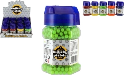 Plastové guličky do detskej pištole 6 mm, 1200 ks, mix farieb