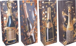 Darčeková taška na fľašu M 35 × 12 × 9 cm – celoročná