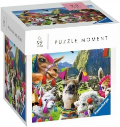 Ravensburger Puzzle Moment – lama, 99 dielikov