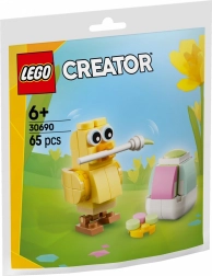 Lego Creator maľovanie veľkonočných vajíčok s kuriatkom