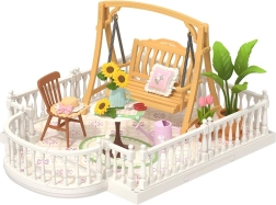 Robotsime 3D rozšírenie pre mini domčeky – terasa s hojdačkou