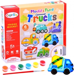 Vyrob si sám – magnetky stavebné stroje