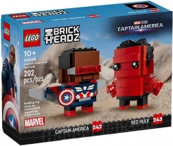 LEGO BrickHeadz Captain America a Red Hulk – stavebnica figúrok