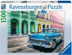 Puzzle 2D 1500 dielikov – autá na Kube