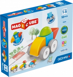 Geomag Magicube auto – magnetická stavebnica pre najmenších (10 dielikov)