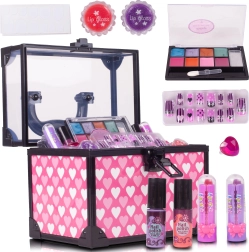 Kozmetický kufrík na make-up a manikúru pre deti