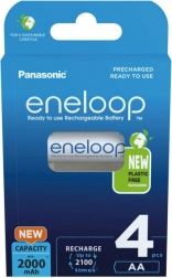 Eneloop nabíjateľné batérie AA 2000 mAh, 4 ks