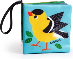 Mudpuppy Látková kniha pre kočík Vtáčik