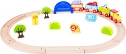 small foot drevená vláčkodráha Moja zoo
