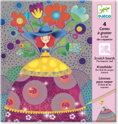 Vyškriabavacie obrázky - Damičky DJECO