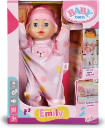 Interaktívna bábika BABY born Emily 43 cm – chodí a lezie