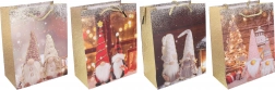 Darčeková taška M vianočná 26 × 32 × 10 cm