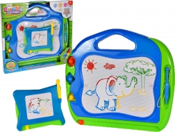 Farebná magnetická kresliaca tabuľka 2v1 Sloník