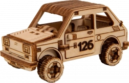Drevené 3D puzzle – rallye auto model 3