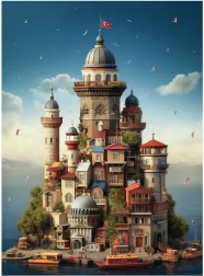 Anatolian Puzzle Panna veža 1000 dielikov