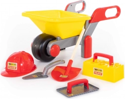 Detská stavebná sada Wader Polesie s kolieskom