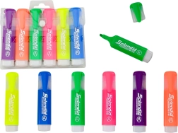 Sada pastelových zvýrazňovačov 6 ks