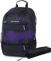 Študentský batoh a puzdro OXY Sport Grunge girl – sada