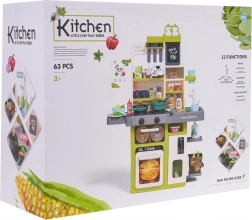 Kuchynský kút s funkciou osvetlenia a zvuku 63 ks. Zelená