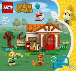 Lego Animal Crossing návšteva Isabelle stavebnica pre deti