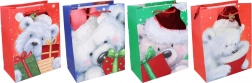 vianočná darčeková taška M 26 × 32 × 10 cm