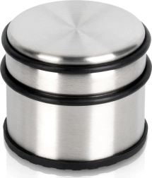 Nerezový zarážací stoper na dvere, strieborný 9,5 cm