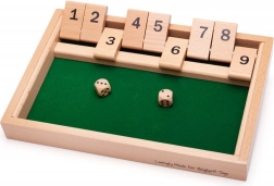 drevená hra Shut the Box BIGJIGS TOYS