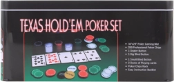 Pokerový set v plechovej krabici