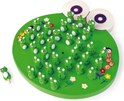 Drevený solitér žaba small foot