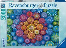 Puzzle 2D 2000 dielikov Dúhové mandaly