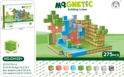 Magnetické kocky 3D – sada 275 dielikov